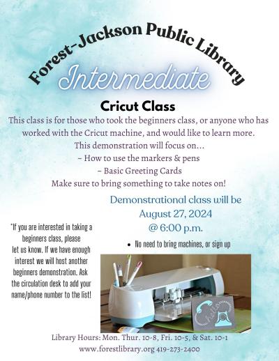 Cricut Class