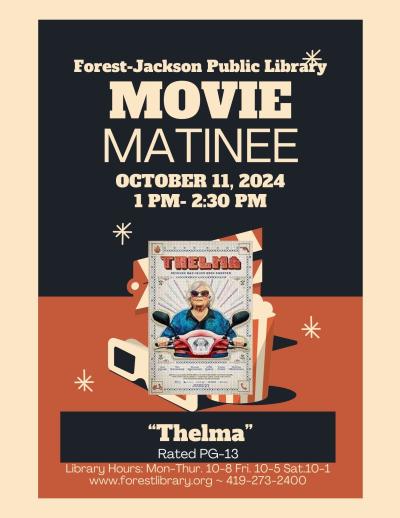 flyer for movie matinee